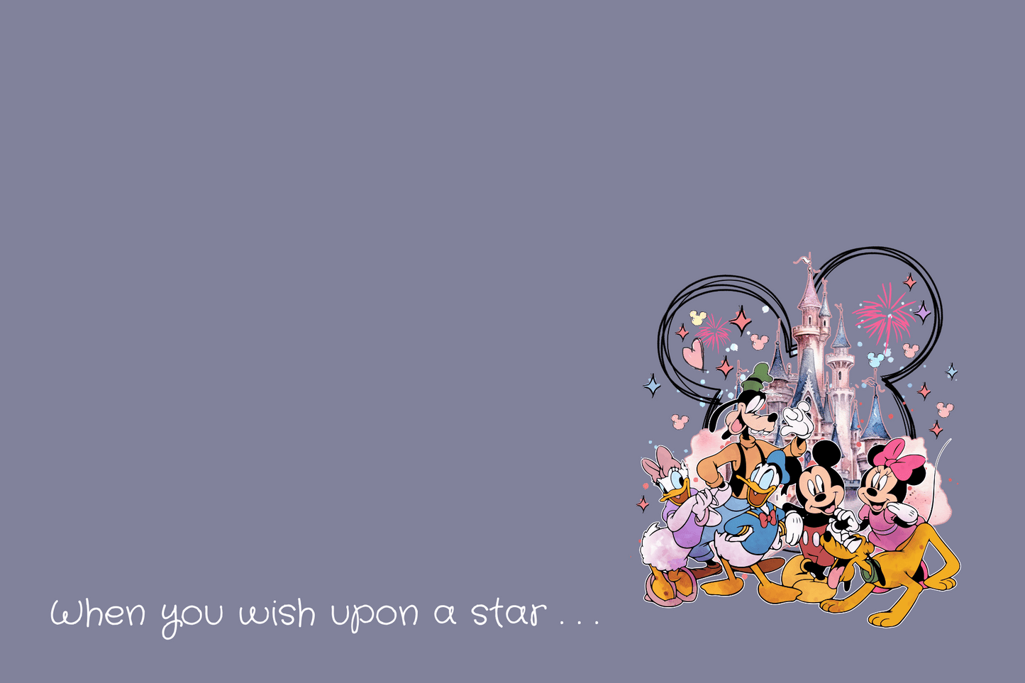 Disney Characters - Grey