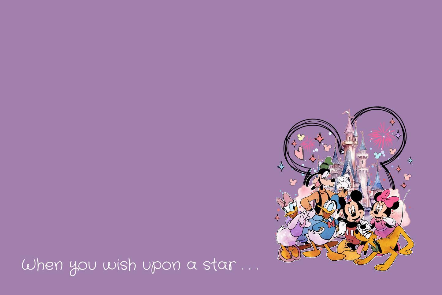 Disney Characters - Mauve