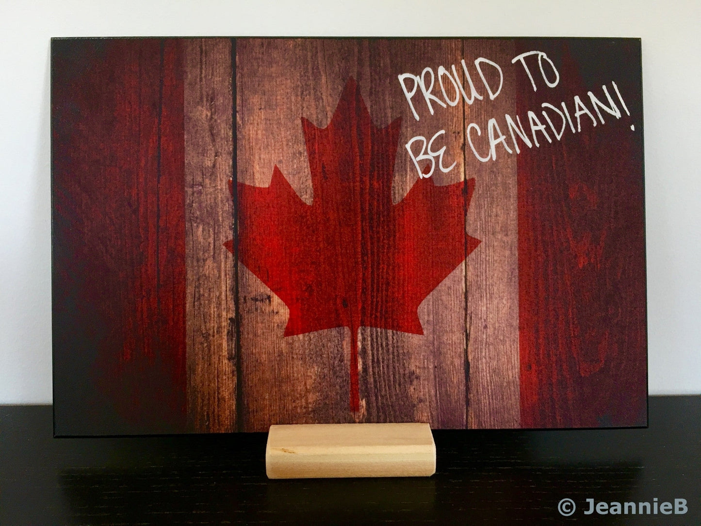 "Canada Leaves" PHOTO CHALKBOARDS Includes Chalkboard, Chalk Marker & Stand