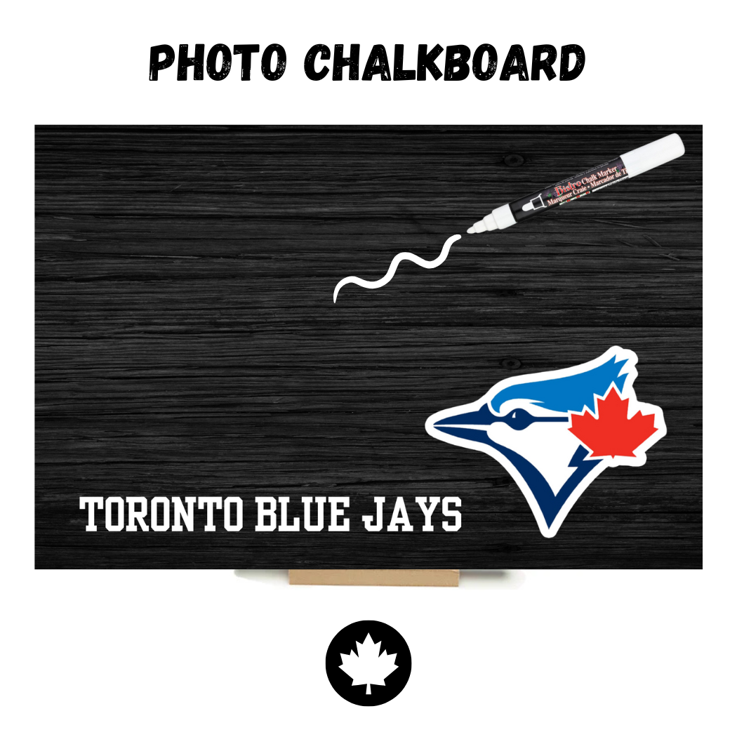 Blue Jays - PHOTO CHALKBOARD - Original Style & Flexible Fridge Magnet