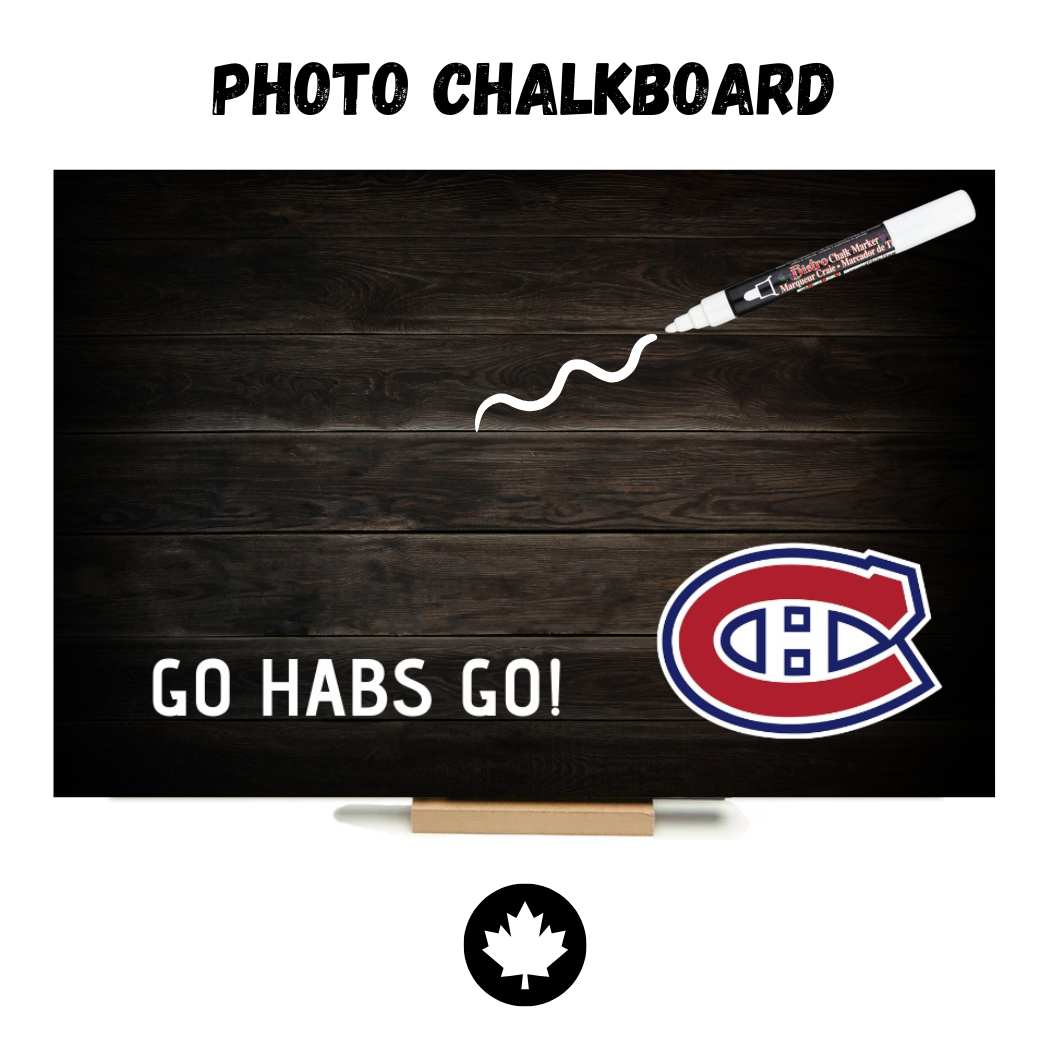 Boston Bruins - PHOTO CHALKBOARD - Original Style & Flexible Fridge Magnet