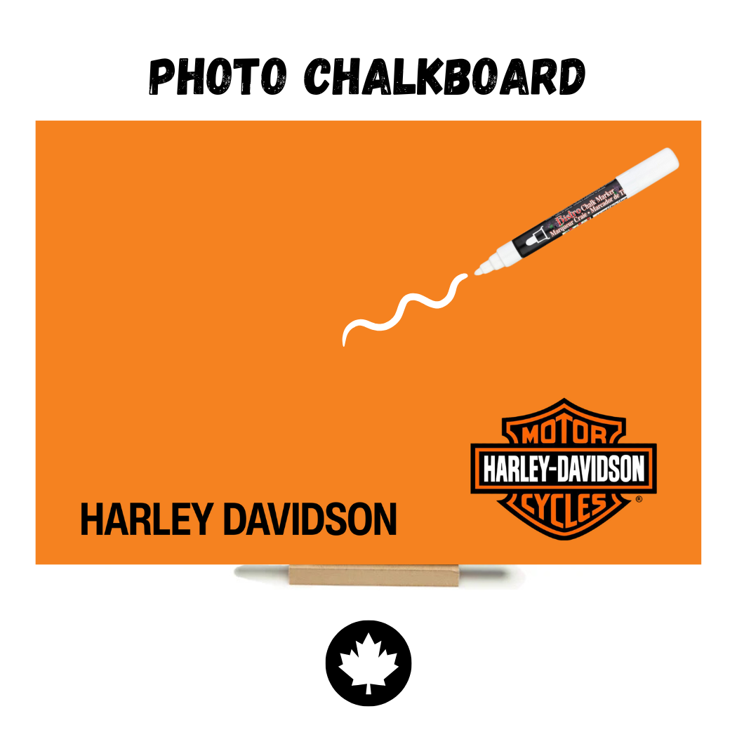 Harley Davidson - Original Style - Picture hanger, stand & marker included