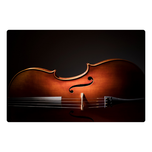 Violin - Peel & Stick Photo Chalkboard, includes a chisel tip chalk marker