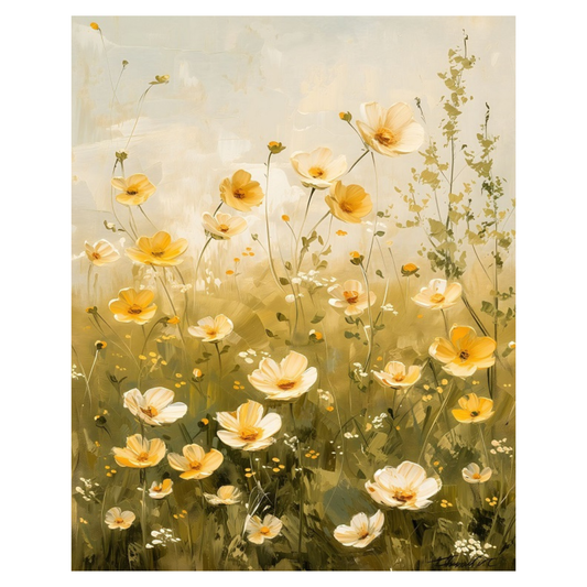 Floral - Yellow Spring Wildflowers