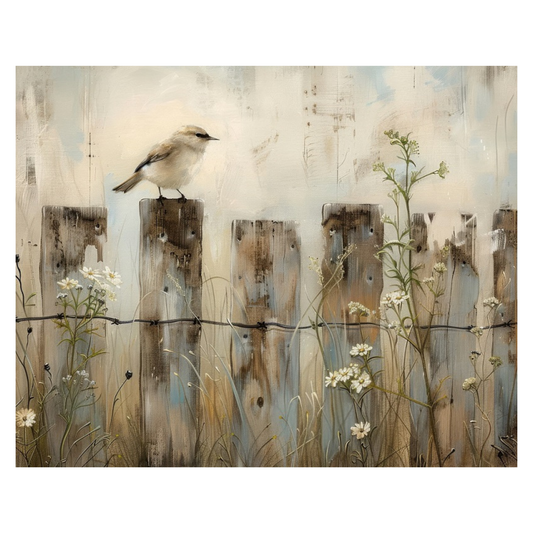 Birds - Birds on a Fence