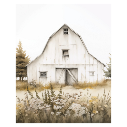 Modern Farmhouse - White Barn