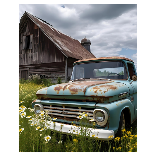 Modern Farmhouse - Rustic Truck