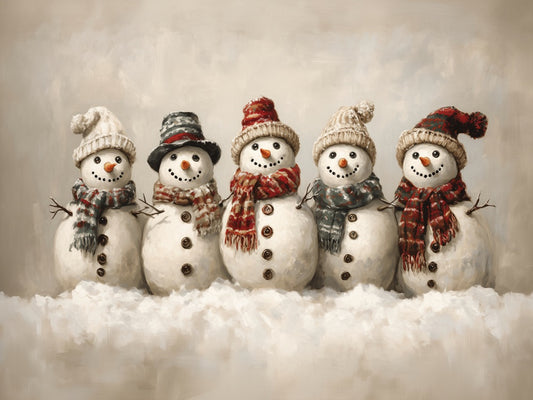 Five Snowmen - Cedar Hill