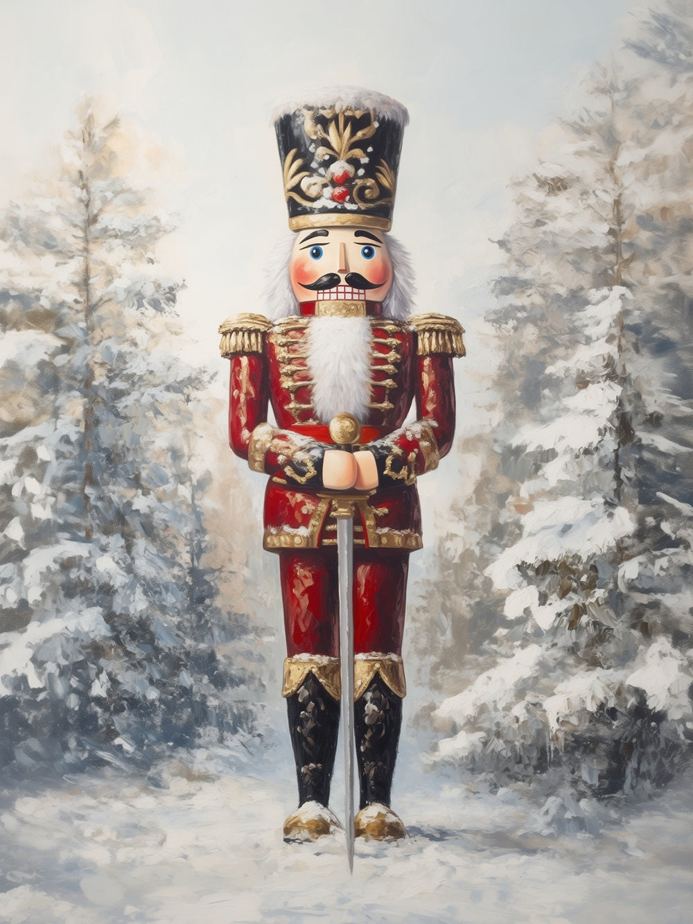 Vertical Nutcracker - Delightful Reflections