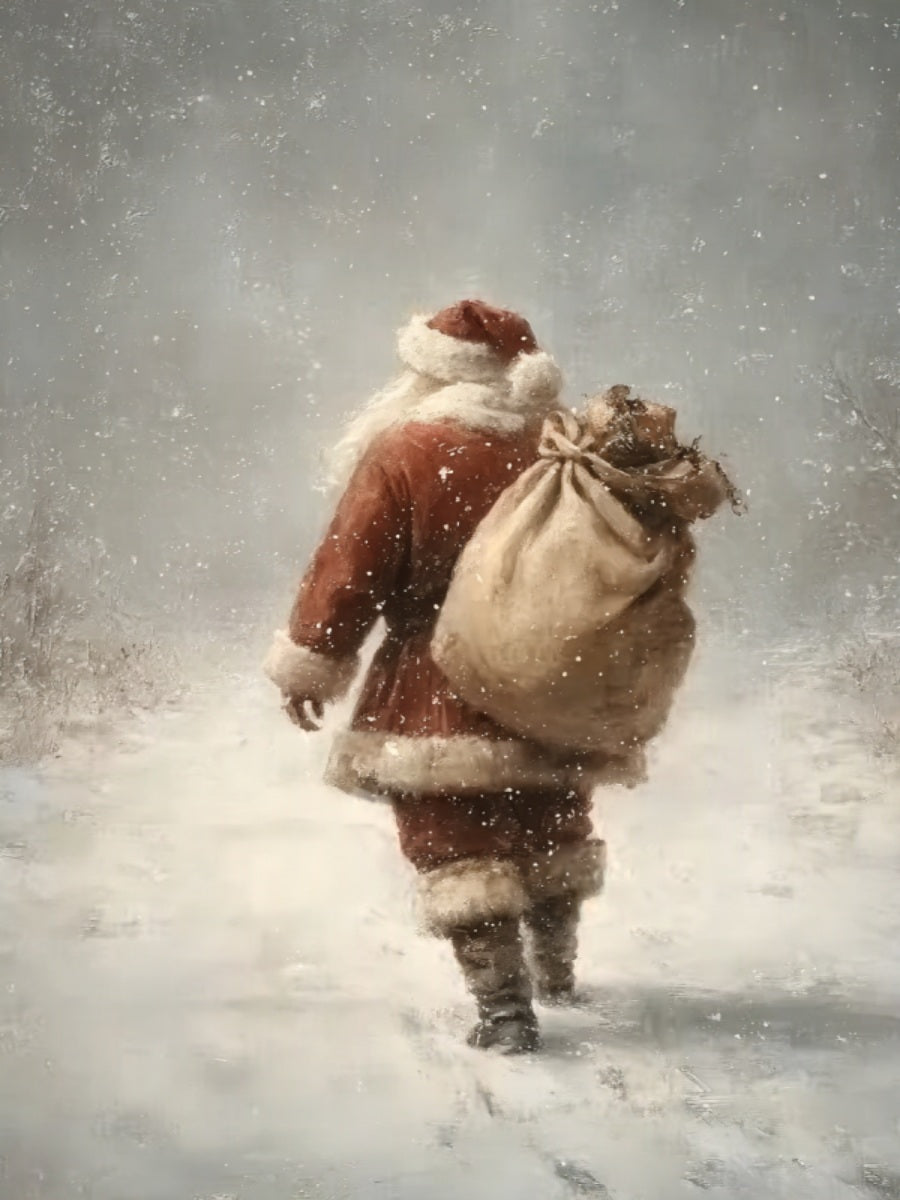 Santa with Gifts - Delightful Reflections