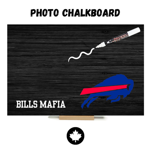 Bills Mafia - PHOTO CHALKBOARD - Original Style & Flexible Fridge Magnet