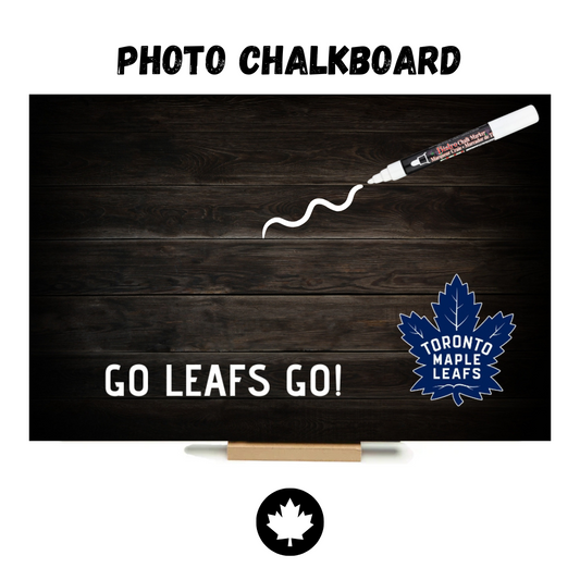 Toronto Maple Leafs - PHOTO CHALKBOARD - Original Style & Flexible Fridge Magnet